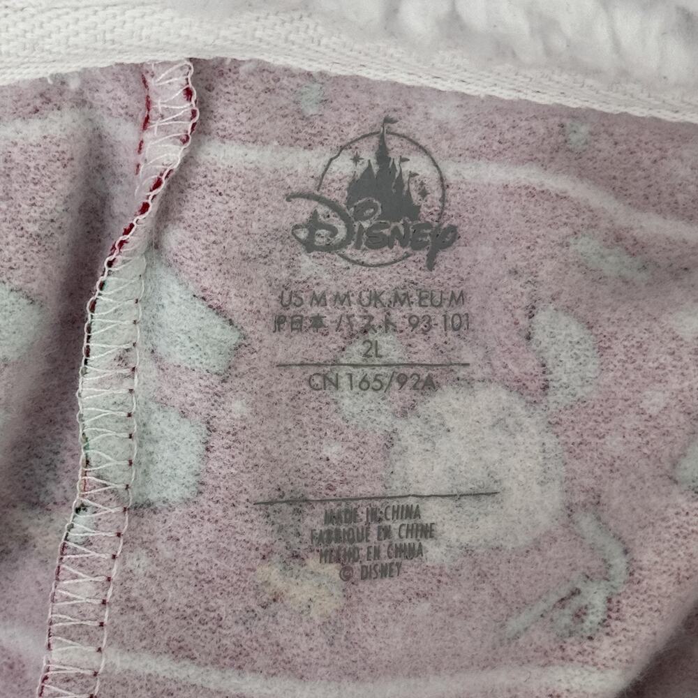 Disney Minnie Mouse One Piece Pajamas Womens Medium Christmas Jumpsuit with Ears - Picture 3 of 9